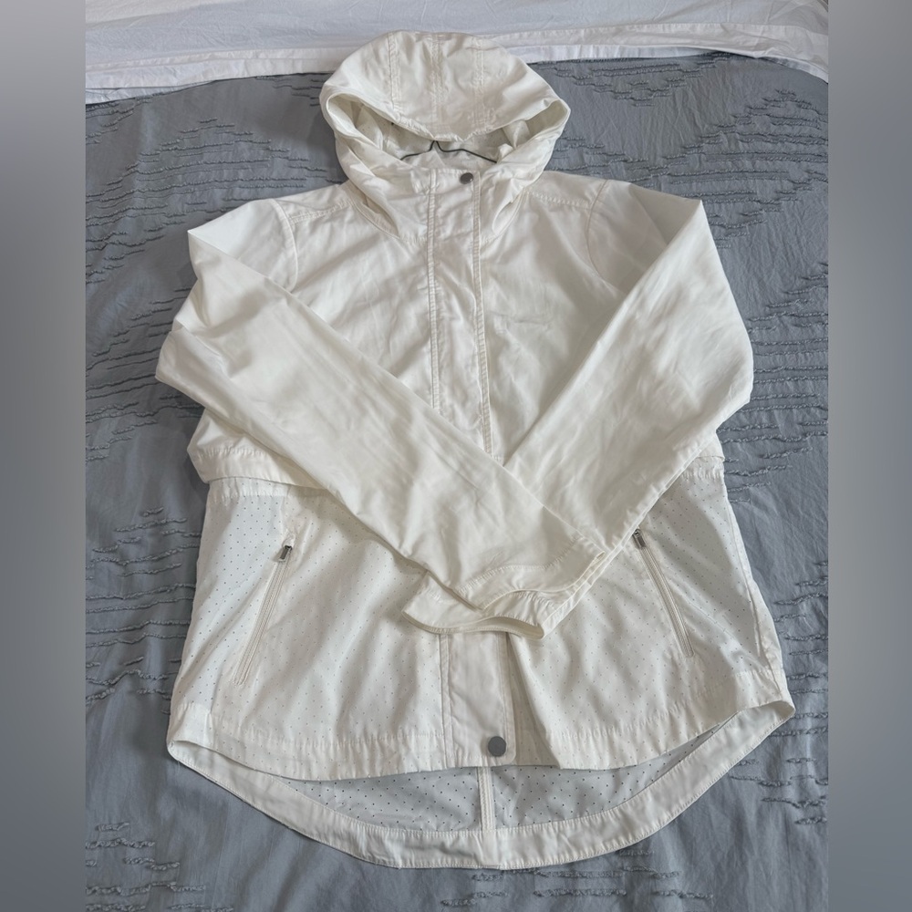 Athleta White Aerate Jacket Lightweight Casual Wear - Picture 2 of 16